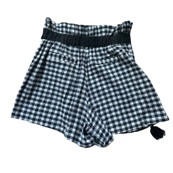 Misa Los Angeles Kayin Skort gingham black and white size S - Picture 7 of 8
